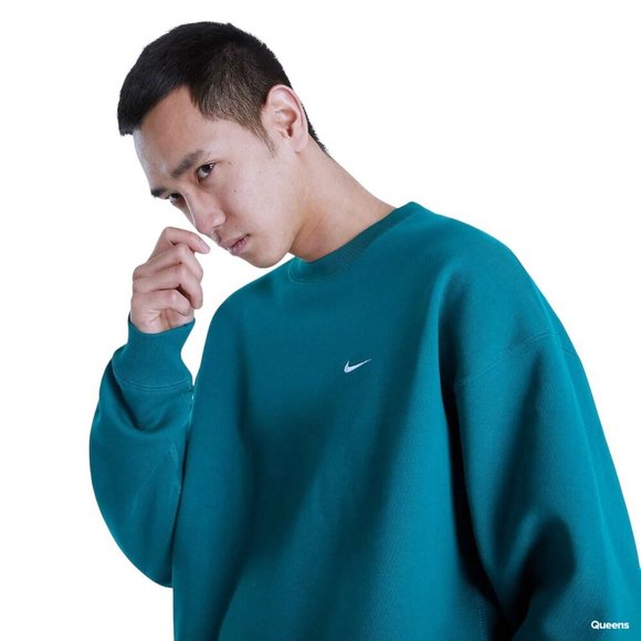 Nike Solo Swoosh Men's Sweatsuit Size XL Teal Matching Tracksuit 2 PC Outfit NWT - Picture 4 of 9